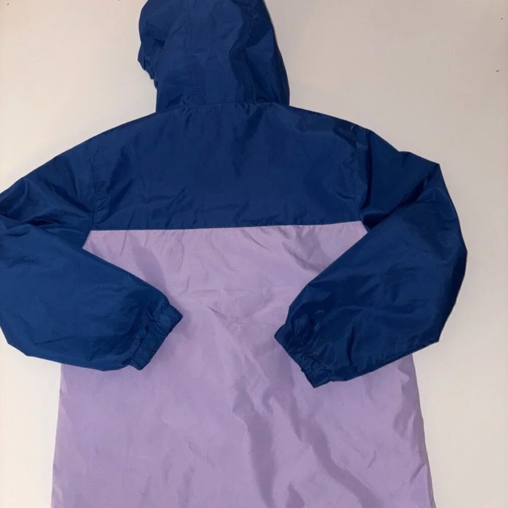 Lands End Kids Colorblock Full-Zip Hooded Jacket size S (7)